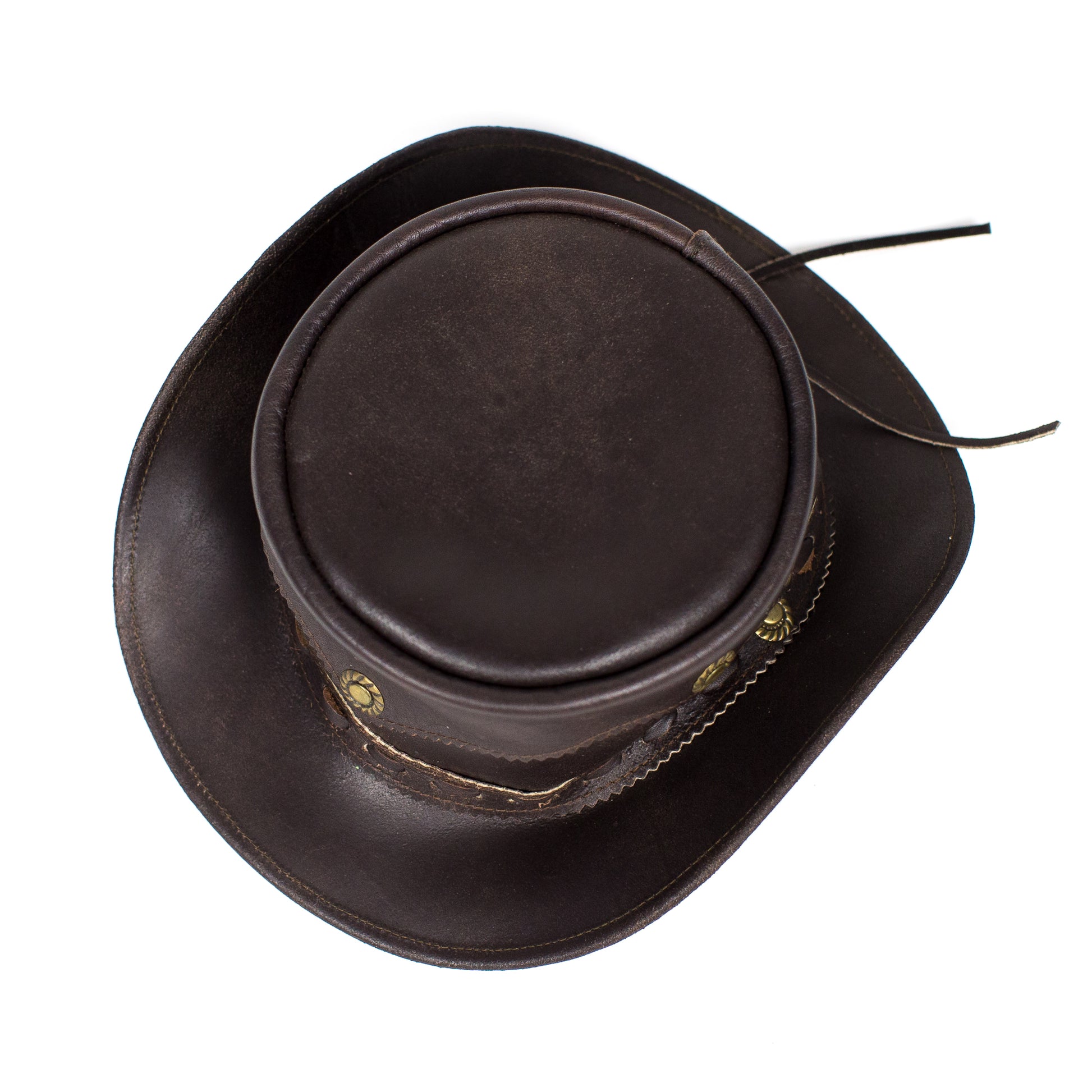 buy yours today brown leather top hat